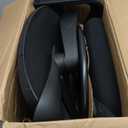 Tall Drafting Chair with Footrest Ring for Home and Work, Ergonomic Home Desk Office Chair with Flip up Arms and Lumbar Support, Extended Height Executive Desk Office(Black)