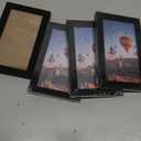 3x5 Picture Frame Set of 4 Black for Tabletop, 3 x 5 Photo Frame with Shatter Resistant Plexiglass, Sturdy 3 by 5 Poster Frame, 4 Pack, Black