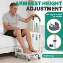 Portable Step Stool with Handle and Non-Skid Platform, Heavy Duty 2 Steps Medical Foot Stool for Adult, Seniors, Handicap Holds up to 350 lbs