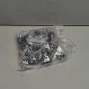 30 Pcs Iron Baluster Shoes Staircase Balusters Shoe with Screw for 1/2 Inch Square Scroll Basket Twist Knuckle Metal Stair Spindle Railing, Satin Black