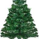 Gloreyan 22Inch Artificial Christmas Tree Green Tabletop Christmas Tree with Plastic Stand Mini Xmas Pine Tree for Party Supplies Indoor Outdoor Holiday Home Decoration