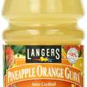 Langers Juice Cocktail, Pineapple Orange Guava, 10 Fl Oz (Pack of 12) (EXP 10/16/25)