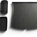 All Weather Cargo Liners for New 2025 2026 Tesla Model Y Juniper Trunk Mat with Front and Rear Frunk Trunk Tray Mats Protector Anti-Slip TPE Accessories (3PCS)