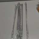 Skewers - 17" Kabob Skewers for Grilling, Metal Sticks for Kabobs Stainless Steel Flat Long Shish Kebab Reusable Grill BBQ Barbecue Sticks for Meat Chicken Vegetable, 12 Pack Bonus 14 Inch