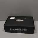 IKAPE 53MM Black Espresso Tool Set 8 IN 1, Coffee Tamper, Distributor, Magnetic Funnel, Puck Screen, Tamper Station, Stirrer Distribution Tool, Cleaning Towel and Brush