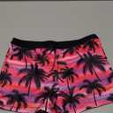 Yonique 3 Piece Athletic Tankini Swimsuits for Women with Shorts Swim Tank Tops with Sports Bra and Boyshorts Bathing Suits Pink Tree, Size Medium