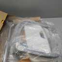 Medline Shower Chair Seat with Padded Armrests and Back, Heavy Duty Shower Stool for Bathtub, Slip Resistant Shower Seat with Adjustable Height, Shower Bench for Inside Shower with 350 lb Capacity (White)