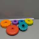 JUXUE Baby Spinning Stacking Toys for Toddlers 1-3, Rainbow Ring Stacker Montessori Toys for Babies 6-12 Months, 1 2 3 One Year Old Girl Boy Christmas Birthday Gifts, Autism Sensory Learning Toy