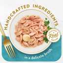 Purina Fancy Feast Appetizers Lickable Grain Free Wet Cat Food Topper Light Meat Tuna Appetizer with Scallop - (Pack of 10) 1.1 oz. Trays (EXP 02/29/28)