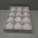 12 Pcs Pink Bow Coquette Christmas Tree Ornaments Balls 3.14 Inch Pink White Christmas Tree Hanging Ornaments Plastic Ball with Ribbon for Xmas Tree Winter Bachelorette Party Holiday Home Decorations