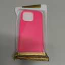 Magnetic for iPhone 16 Pro Case, Compatible with Magsafe, Suction Cup Phone Mount, 2 Screen Protectors - Camera Protector, Silicone Shockproof Protective Phone Cover 6.3", Neon Pink