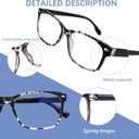 CLASAGA Progressive Multifocus Reading Glasses for Women, Pattern Print Blue Light Block Stylish Ladies Computer Readers