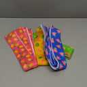 Boao 4 Pcs Large Towel Bands for Beach Chairs 15.75" x 1.97" Cruise Chairs Towel Bands Elastic Windproof Lounge Clips Strap Holder for Summer Pool Hawaiian Accessories Gifts (Lovely Style)