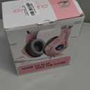 Ozeino Gaming Headset for PC, Ps4, Ps5, Xbox Headset with 7.1 Surround Sound, Gaming Headphones with Noise Cancelling Mic RGB Light Over Ear Headphones for Xbox Series X/S, Switch-Pink