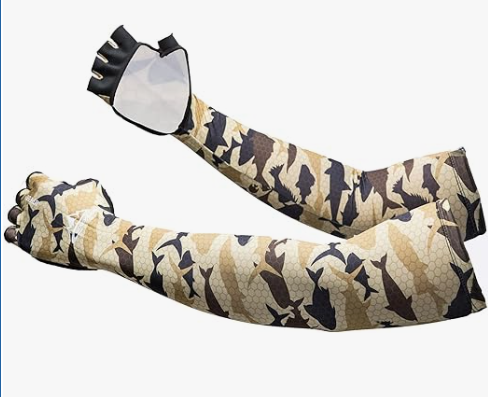 Sports Compression Arm Sleeves for Youth Teens Sun Protection Sleeves for Baseball Golf Volleyball Basketball (Wan Yu Camouflage)