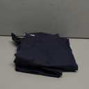 Men's Classic-Fit Wrinkle-Resistant Flat-Front Chino Pant  (32W x 28L, Navy)