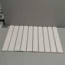 Large Stone Drying Mat for Kitchen Counter Diatomaceous Earth Collapsible 24L*16WSuper Heat Resistant Mats, Quick Absorbent Dish Drying RackSpotted pattern (23.6" x 15.4")