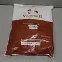 Yotache White Reversible Left Right Side Opening Magnetic Screen Door Fits Door Size 72 x 82, Unobstructed View Screen Mesh Net for Balcony, French, Sliding Glass Door, Actual Screen Size 74" x 83"