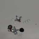 Two-Way Cut-Off Fuel Valves Kit with Hose Clamps For Scag 2-Way 1/4" Barbs Steel Fuel Oil Gas Petcock in Line Valve 482212, E633347, 1-633347,For HUSQ 539102679