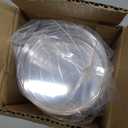 500 Packs Sterile Thick Plastic Petri Dishes with Lid, Vabiooth 90mm Dia x 15mm Deep Clear 3 Vents Petri Dish for Lab Science Experiment