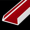 Rubber Edge Trim, Flexible Self-Adhesive U-Shaped Peel and Stick Banding, 1-1/2"(38mm) Big Size U Channel Protector, Baby Proof Guards for Woods, Plywood, Furniture, 20Ft, White