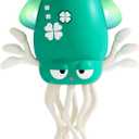 LZZAPJ Electric Dancing Octopus Light Music Suitable for 12-18 Months Old Baby Toys, Kid Crawling Squid Toys Suitable for Toddler Tummy Time, Birthday for 1 2 3 4 5 6 Year Old Boy (Green)