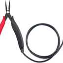 grounded pliers for permanent jewelry, 3ft Precise Control Unleash Unrivaled Precision for Fine Chain Welding, Red