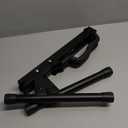 Foldable Guitar Stand - Non-slip Rubber And Foam Arm, Suitable for Acoustic, Electric, Bass, Ukulele, Banjo (Black)