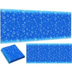 2 x Hahafelt 1 Pack 47 x 108 in Fabric Bulletin Board Roll,Bubbles, 13.8" x 11.8"