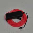 El Wire Pink,3m neon Light Flash Electroluminescence, Used for DIY Design, Various Holiday Party Decoration (3m, 1pack-Pink)