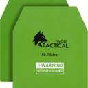 WOLF TACTICAL Weight Vest Plates - 19.75LB Pairs - WODs, Strength Training, Running, Heavy Workouts