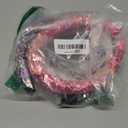 Headbands for Girls, 3 Pack Sequin Knotted Headband for Women Set Cute Glitter Girl Headbands Black White Pink Knot Headband Sparkly Hairband Head Bands Hair Accessories for Girls Toddler