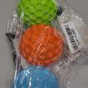 havit Indestructible Squeaky Dog Balls for Aggressive Chewers, Interactive Dog Toys to Keep Them Busy, Rubber Dog Chew Toy for Large Medium Breeds, Outdoor Waterproof (3 Colors)