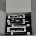 SFAIH Dry Erase Markers Chisel Tip with Magnetic Whiteboard Eraser, 48 Bulk Pack Black White Board Markers for Teachers, Versatile Lines, 1s Quickly Dry, Essential Supplies for Office Teacher