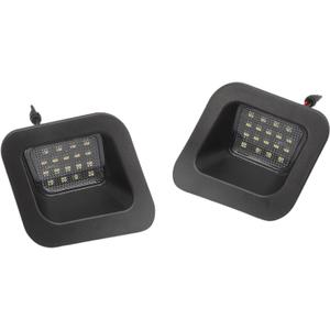License Plate Lights Fits for 2003-2018 RAM 1500 2500 3500 Pickup, Set of 2 Truck Number Lamps Assembly Led Tag Light Kit, 6000K White