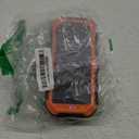 GOODaaa Power Bank Wireless Charger 36000mAh Built in 4 Cables Six Outputs 15W Fast Charging Power Bank for All Mobile Devices Three Inputs Solar Portable Charger with Dual Flashlights, Carabiner (Orange)