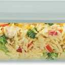 Pyrex Deep Glass Baking Dish with Plastic Lid, Deep Casserole Dish, Glass Food Container, Oven, Freezer and Microwave Safe, Clear Container, 7x11