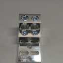 Mechanical Stacked Lug 600T-4 CU9AL, 500 Kcmil-4 600 MCM-2 Wire Range 13/32"