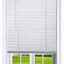 Cordless 1 Inch Window Blinds, Mirrotek Cordless Blinds Light Filtering Mini Blinds 32 x 64