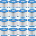 Type VI Hot Tub Filter Cartridge Comapatible with Lay-Z-Spa, Coleman 90352E, 58323E, 58323 Swimming Pool Pump, 16 Pack