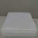 6 Pcs Clear A4 File Portable Project Case, Plastic Storage Box for 8.5" x 11" Letter Paper, Scrapbook Paper Storage Boxes Documents Magazines Holder (whie)