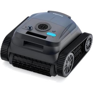 X5 Cordless Robotic Pool Cleaner, Wall & Waterline Cleaning, Smart Navigation, Smart Precision Docking, 180Mins Runtime, 4 Cleaning Modes, Pool Vacuum for Inground Pools up to 3,229 sq.ft (Matte Black)