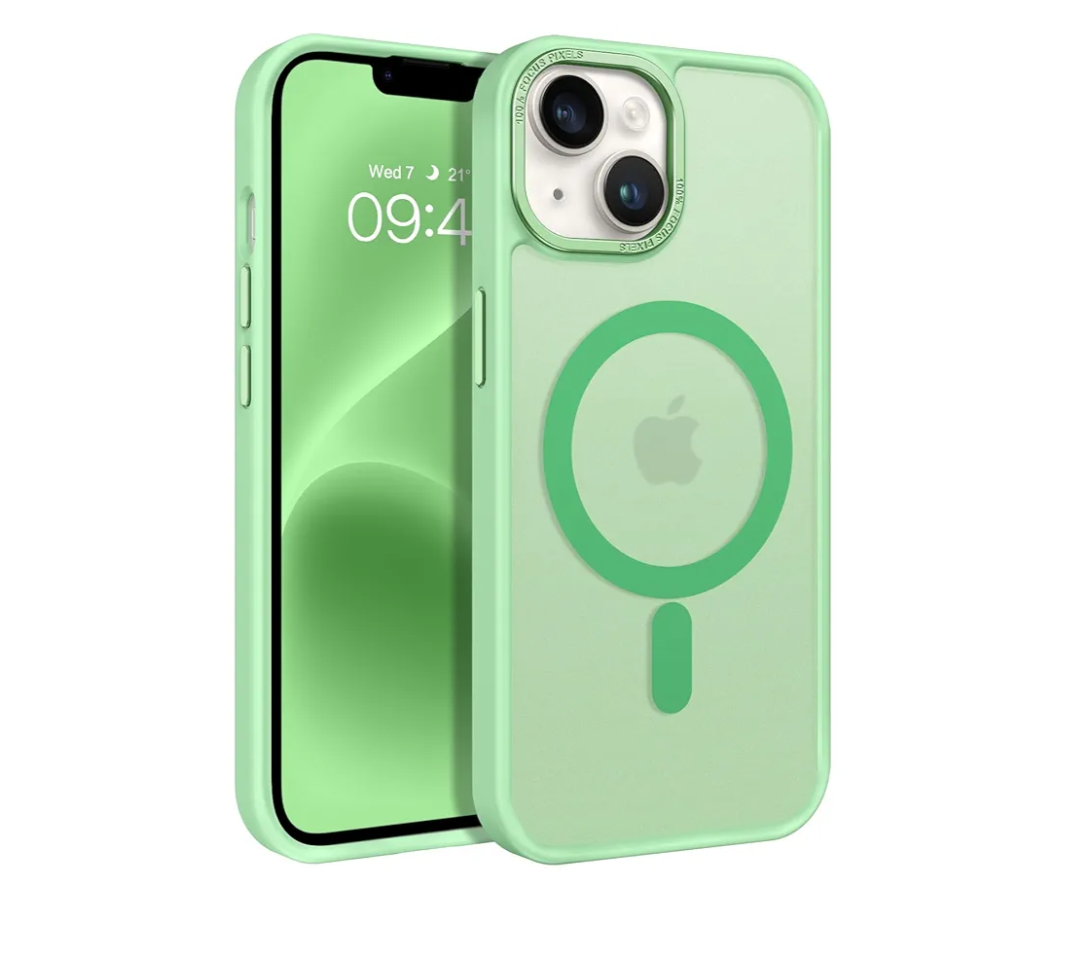 BENTOBEN Magnetic for iPhone  Case & iPhone Case [Compatible with Magsafe] Translucent Matte Phone Case iPhone Slim Shockproof Women Men Girl Protec andtive Cover for iPhone  Matcha Green