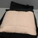 ZonLi Weighted Blanket for Adults (48"x72", 12lbs, Light Pink) Twin Size High Breathability Heavy Blanket, Soft Material with Premium Glass Beads