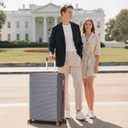 Cosbarn 5 Piece Luggage Sets with Spinner Wheels, Hardshell ABS Suitcase Set with Tsa Lock, Lightweight Hardside Waterproof Travel Suitcases for Men Women, Grey (20"/24"/28")