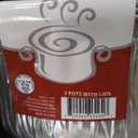  Disposable Aluminum Pot with Lid Small Foil Cookware, 24pieces