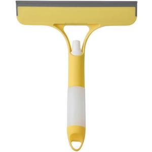 3 x Shower Squeegee for Glass Doors All-Purpose Window Squeegee for Tile Shower Walls Mirror Bathroom Car Window Cleaning (Yellow)