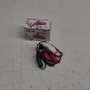 Honoson Mini Craft Iron Mini Heat Press Small Iron 3.93 x 2.36 x 2.76 in Portable Handy Tiny Flatiron with Charging Base Accessory for Fuse Bead Patch DIY Heat Transfer Vinyl(Pink)