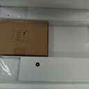 Keonjinn White Medicine Cabinet 14 x 18 Inch, Assembly Required, Mini Medicine Cabinet Mirror for Compact Bathroom, Free Adjustable Shelves, Wall Mount or Recessed, Tempered Glass