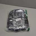 Clear Backpack for Stadium Events 12x6x12 Clear Bag Stadium Backpack Mini Small for Sporting Events Festival Concerts - Gray (Grey)